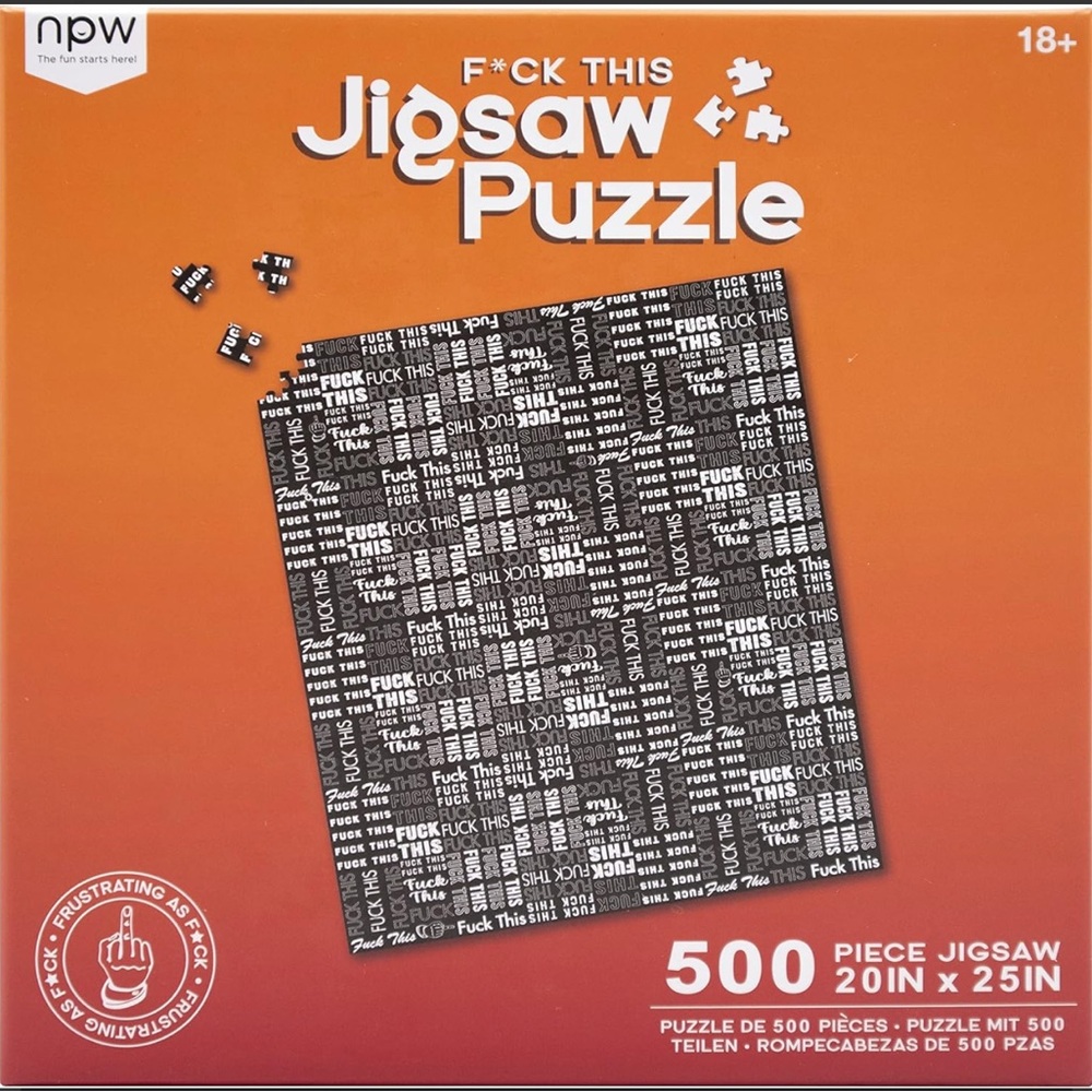 Orange Jigsaw Puzzle 500 Pieces